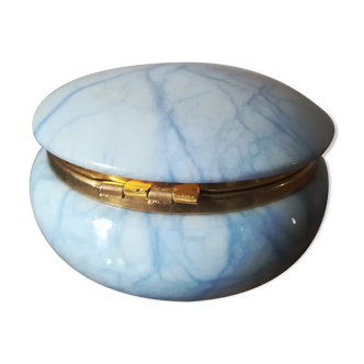 Round marble box