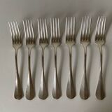 Silver-plated forks