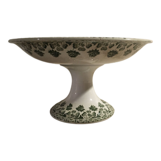 Faience fruit cup Badonviller Clover