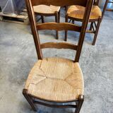 Chaises bistrot paillées