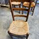 Chaises bistrot paillées