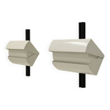 Ensemble de 2 appliques Stria par Ernesto Gismondi pour Artemide, années 1980 Italie.