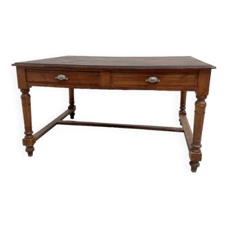 Table de travail drapière en chêne 1900