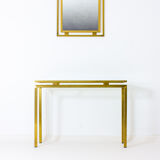 Regency console plus mirror, 1980s