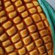 Vintage Corn Slush Plate Cup Vallauris Style