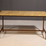 Vintage Eastern Bloc Industrial kitchen table, 1950s, Czechoslovakia