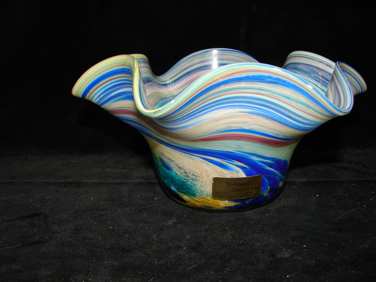 Empty glass paste pocket crystallized moonstone