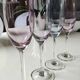 Lot 4 multicolored champagne flutes