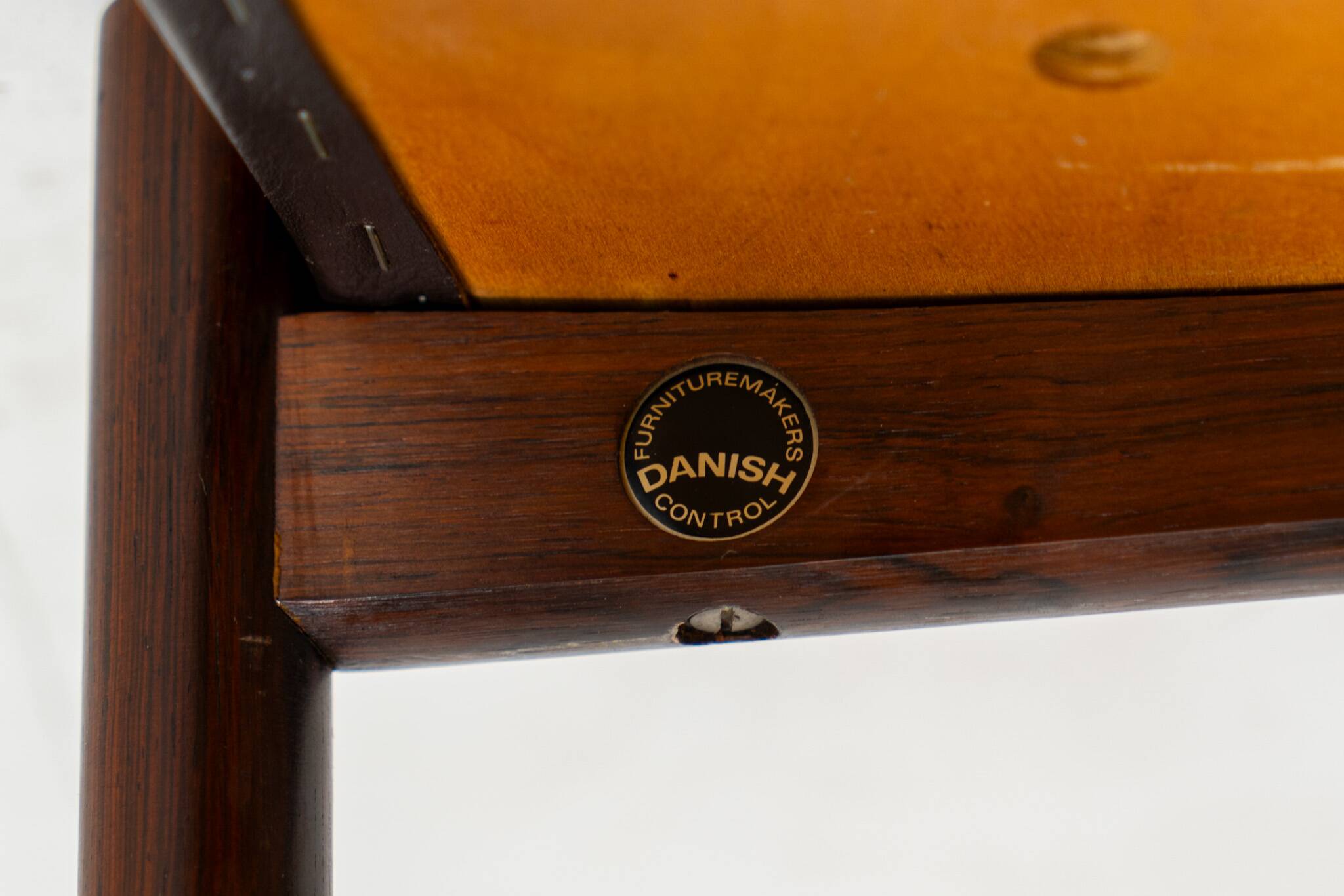 Rosewood stool by Hugo Frandsen for Spøttrup