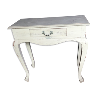 Console en peinture vieillie vers 1920