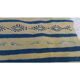 Handmade green kilim carpet made of pure wool