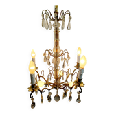 Lustre 5 lumières cristal