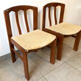 Set of 2 Scandinavian chairs, 1960s