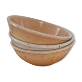 Set of 3 bowls in marsh sandstone