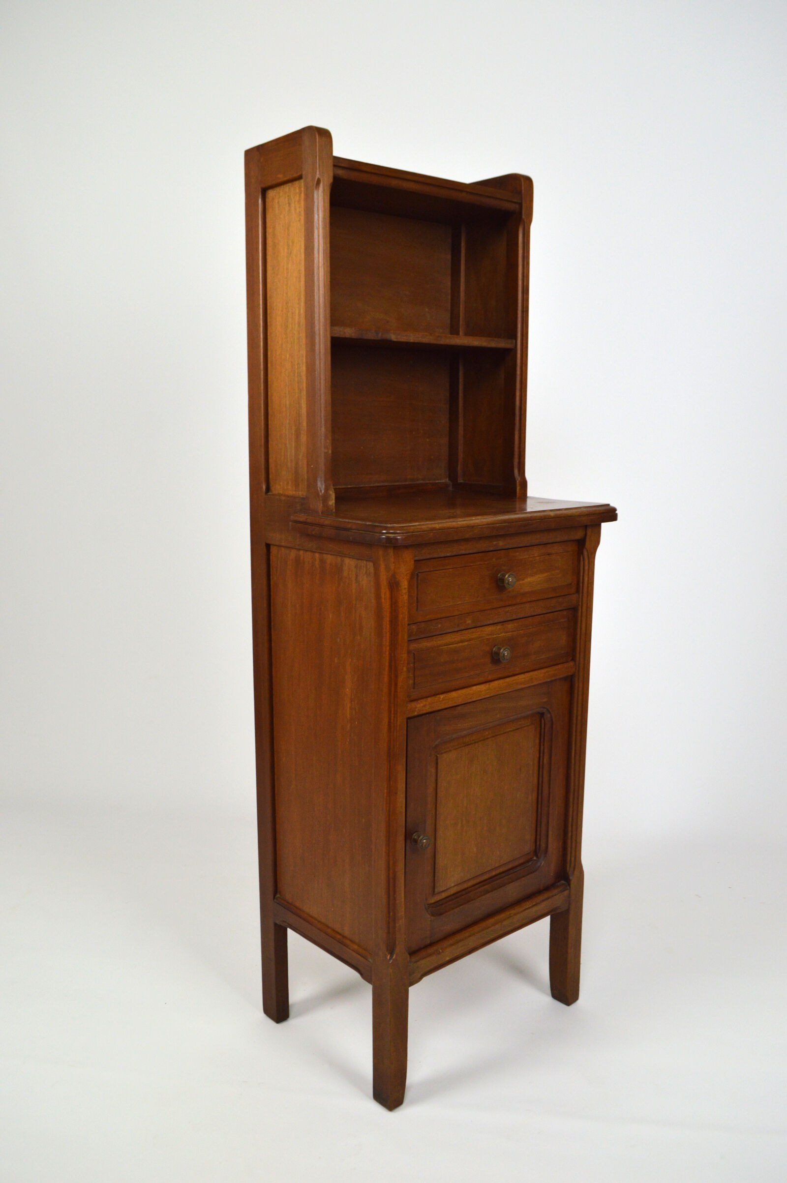 Art nouveau bedside by Mathieu Gallerey in mahogany, circa 1920