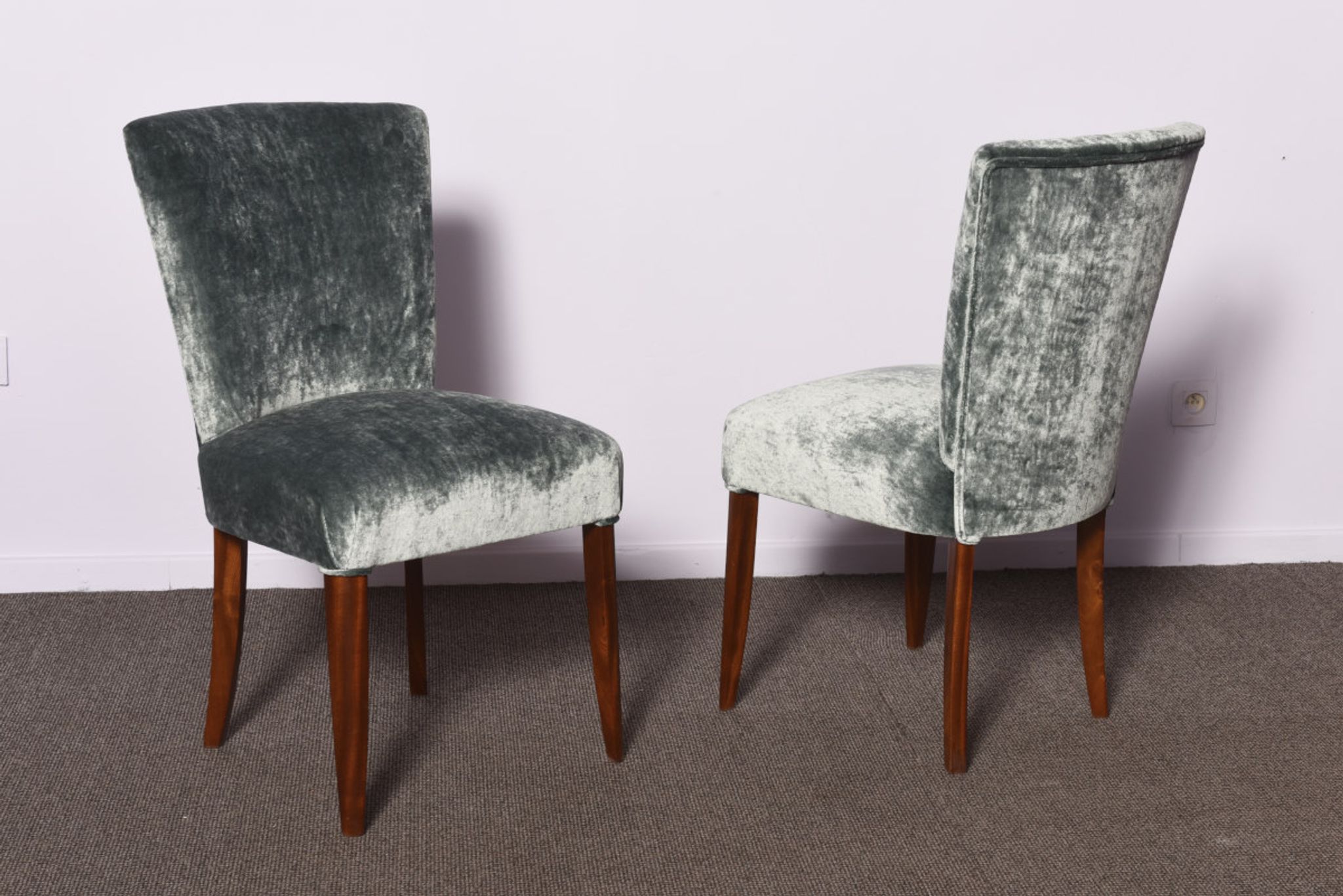 Set de 3 chaises art déco 1930s