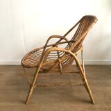 Rattan armchair