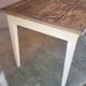 Table de ferme cuisine rustique ancienne -1m30