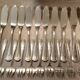 Silver metal fish service