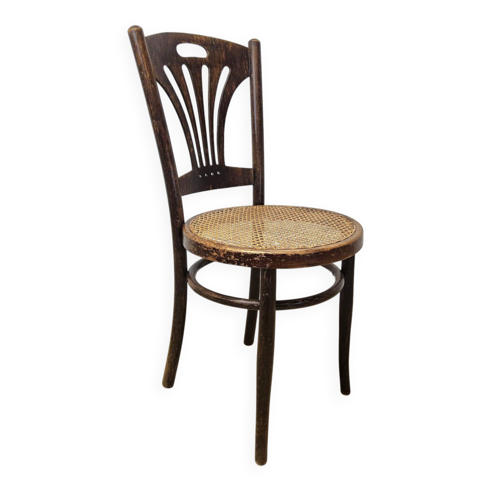 Chaise viennoise antique Art Nouveau de Jakob et Josef Kohn (Thonet)