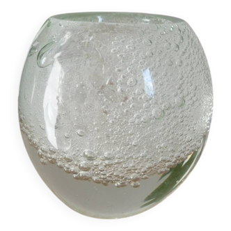 Crystal sulphide candle holder