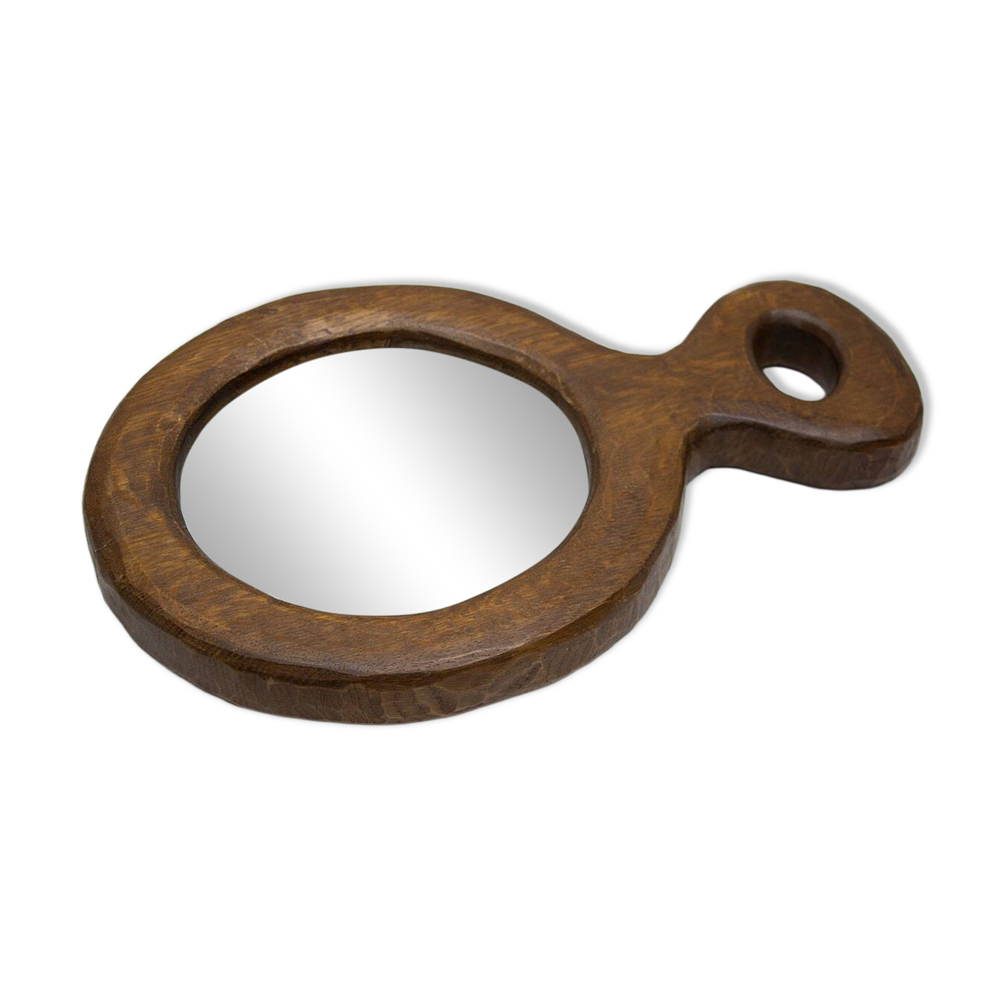 Vintage French rustic wall mirror from the 1950s
