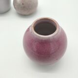 Set of 3 Scandinavian miniature ceramic vases