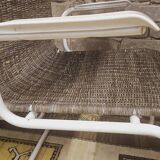 Set of 4 wicker armchairs 1970