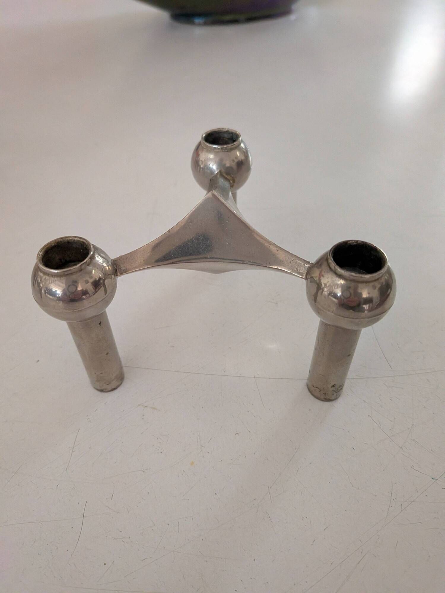 Set of 8 Nagel S22 candle holders 1960s - 1970s