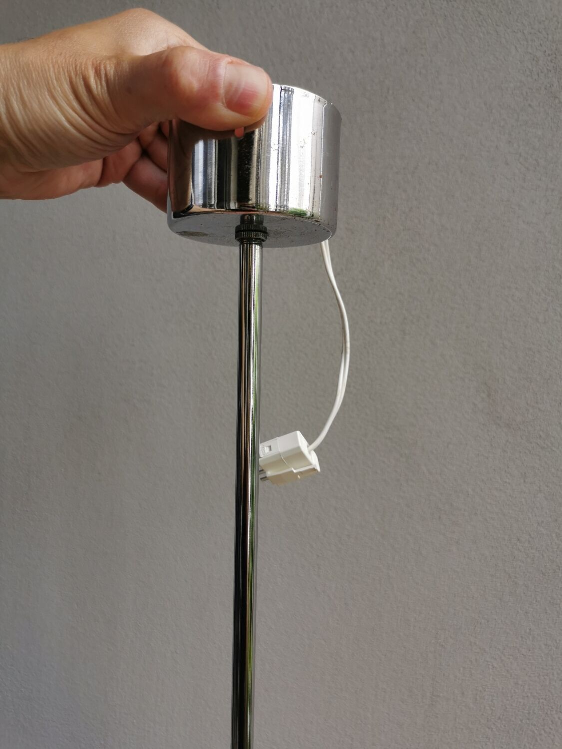 Vintage Space Age 70s Pendant Light – 3 Adjustable Spotlights – Orange