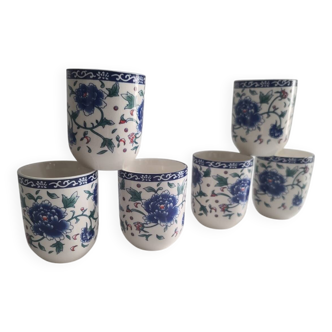 6 tasses à thé cérémonie chinoise