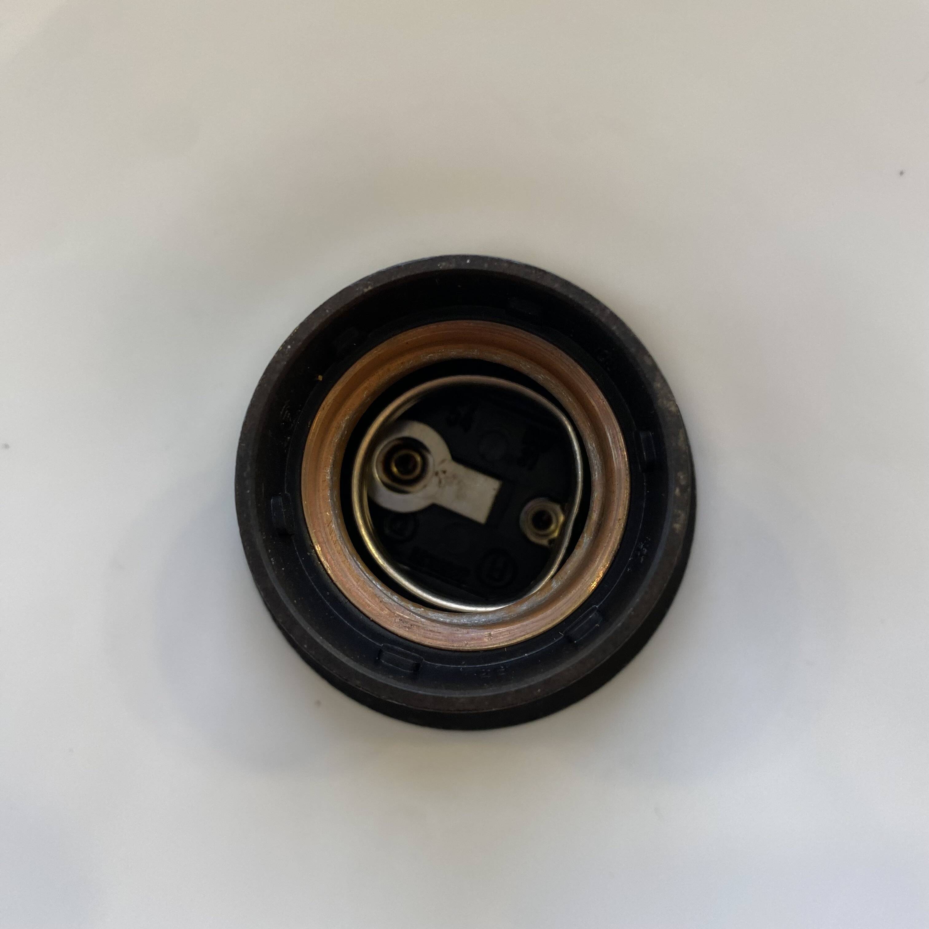 White opaline pendant light with transparent serrated edges