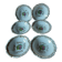 Lot de 6 coupelles  porcelaine de luxe