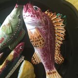 Ceramic dish trompe l'oeil