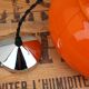 Suspension space age in orange opaline