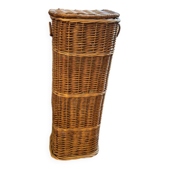 Rattan and wicker hutch