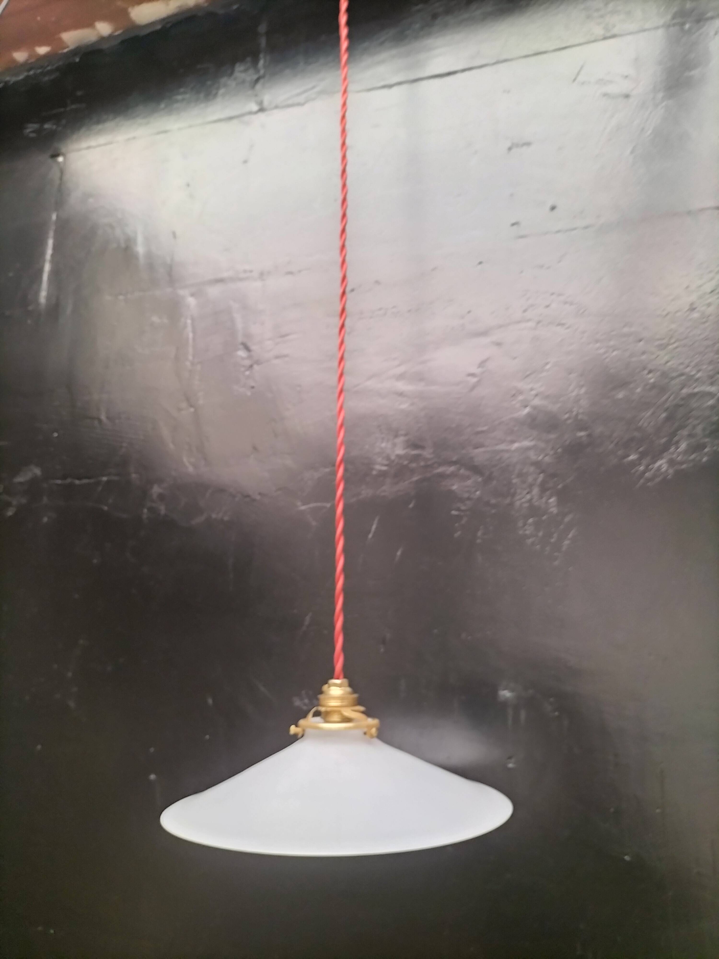 Opaline pendant light