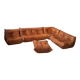 Jean-Luc: Togo lounge set in pine leather