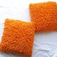 2 coussins oranges