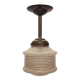 French Art Deco Pendant Lamp, 1930s