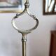 Large Italian-style gold metal lamp H73cm