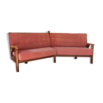 Sofa "Mathilde" by Guillerme and Chambron for Your House circa 1960