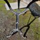 Antique bistro table with marble top