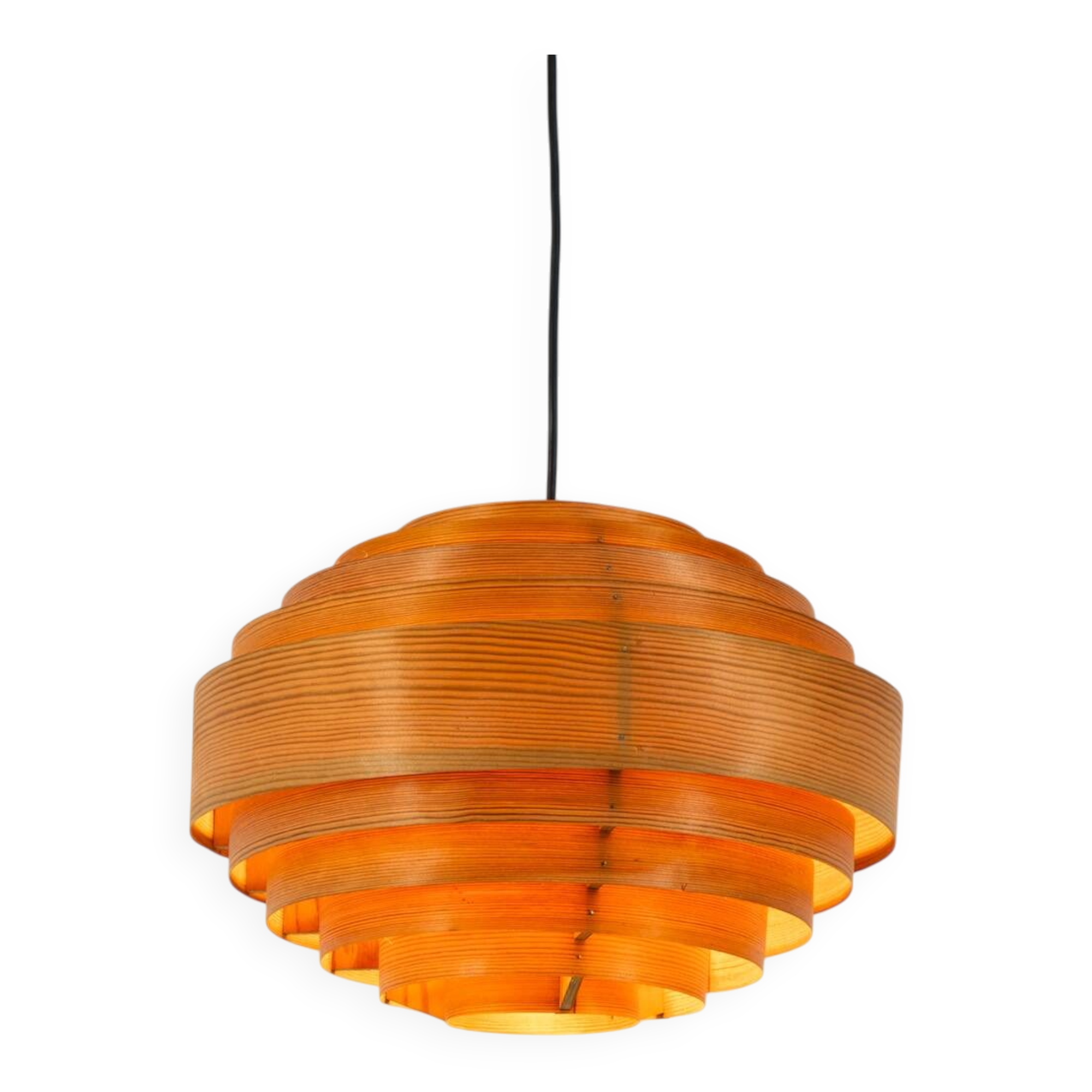 Pine pendant light by Hans-Agne Jakobsson