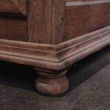 Ardennes-style 2-door chest of drawers in solid oak