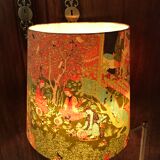 Vintage lampshade persian tales and garden paradise
