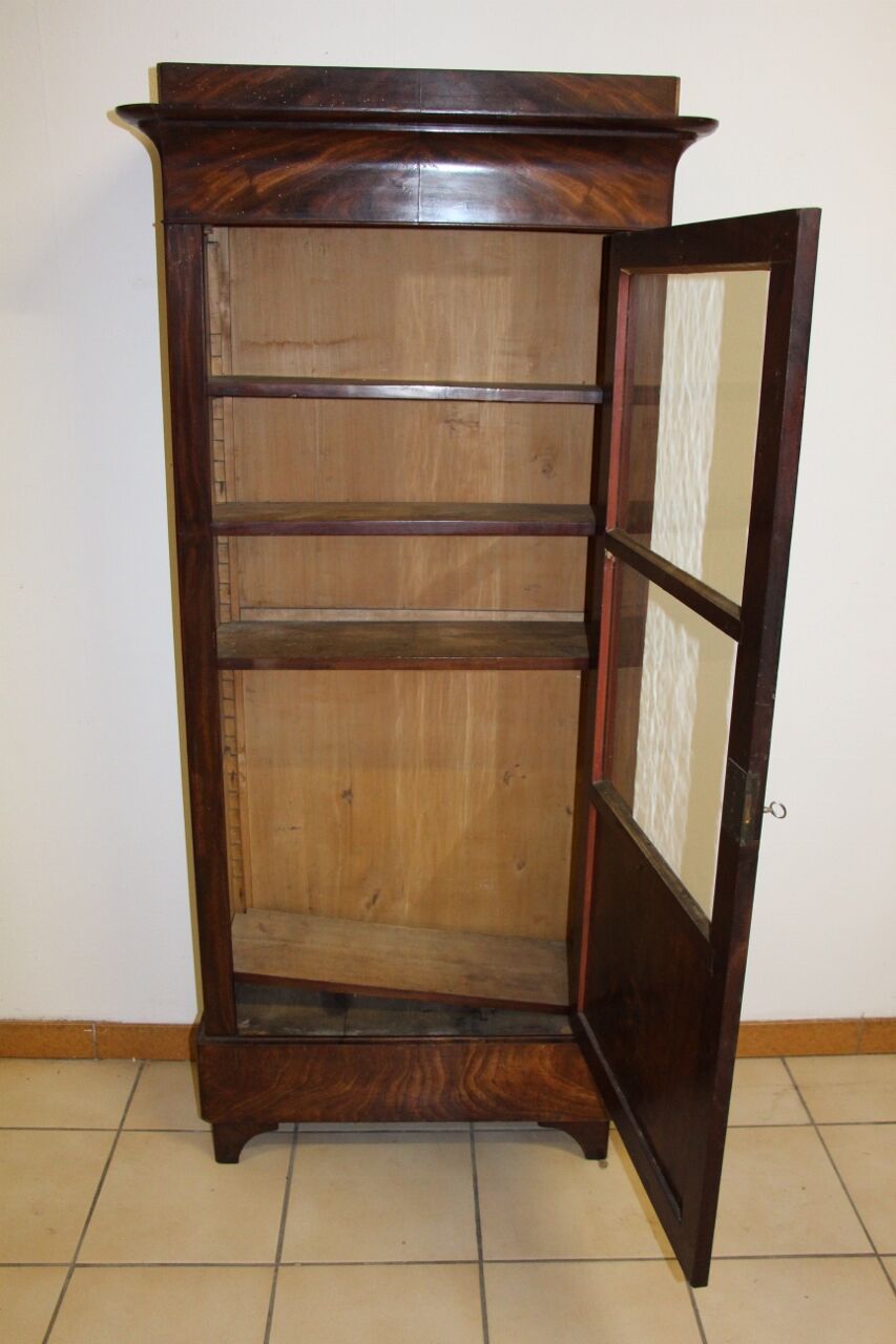 Louis Philippe mahogany showcase