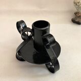 Hand candle holder handmade wrought wrought iron twisted