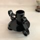 Hand candle holder handmade wrought wrought iron twisted