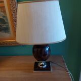 Lamp with lampshade 80'S Delmas